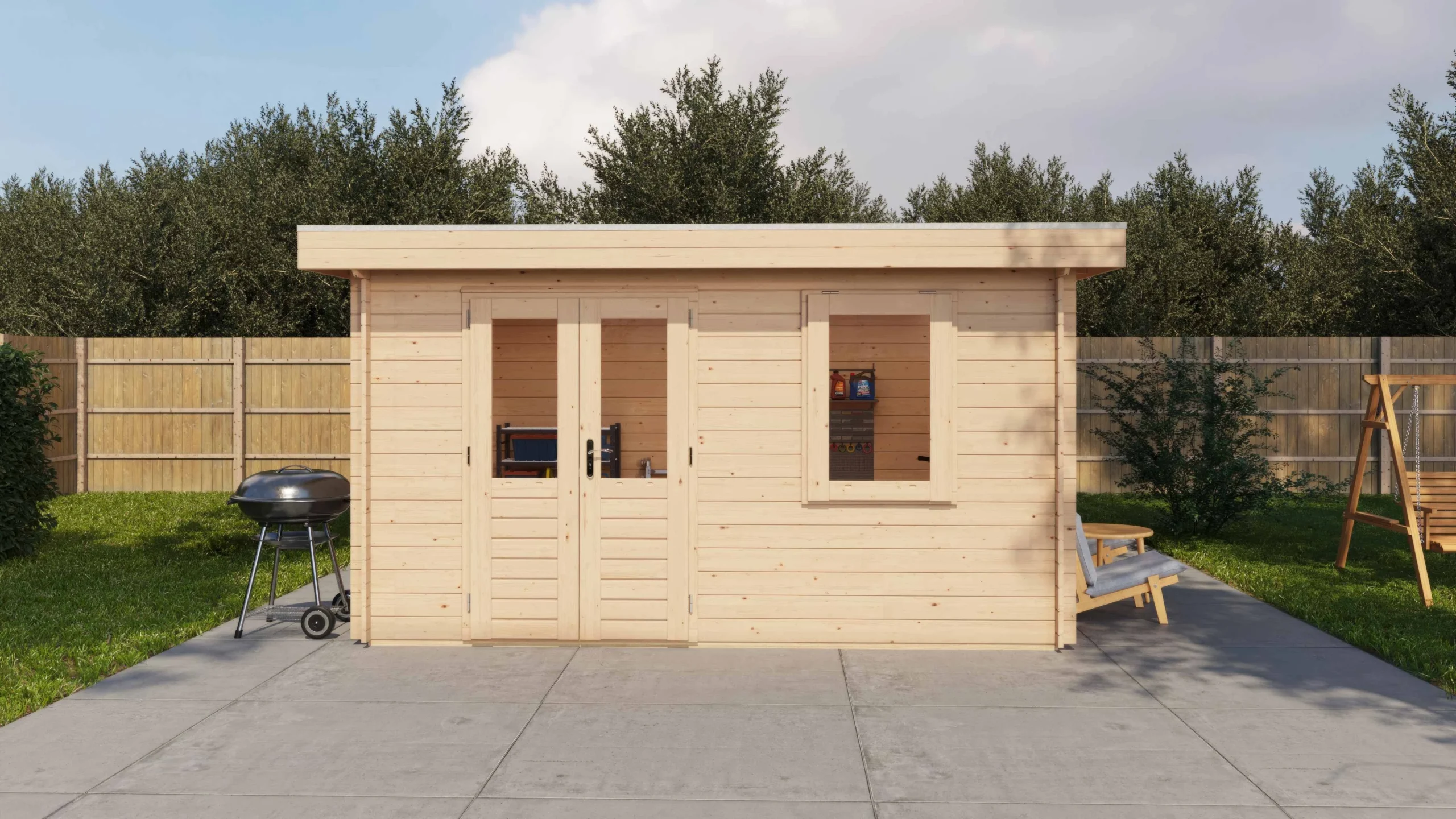 Frontalansicht – Lugarde Select Lugarde-Haus Brandenburg 400 x 250 cm, naturbelassen, Motiv 1 von 7